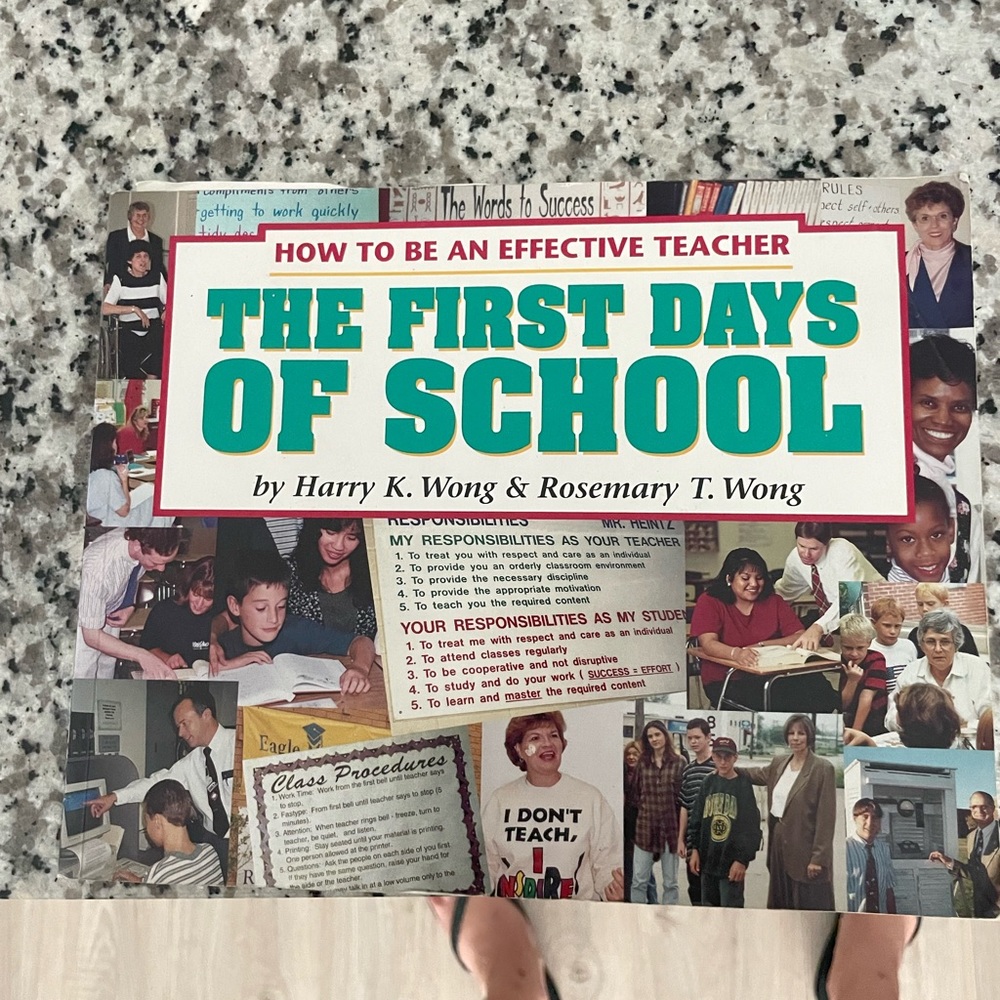 Wong The First Days of School Book